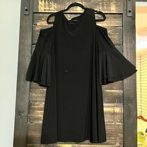 Ralph Lauren • Black Cold Shoulder Dress •